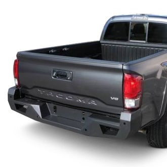 Black Horse® - Armour Full Width Black Rear HD Bumper