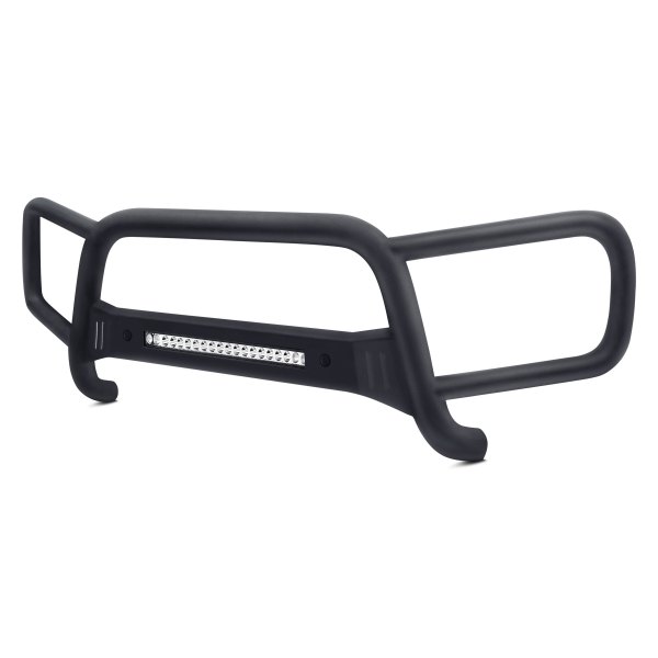 Black Horse® - Beacon Textured Black Front Runner Guard with Light Bar