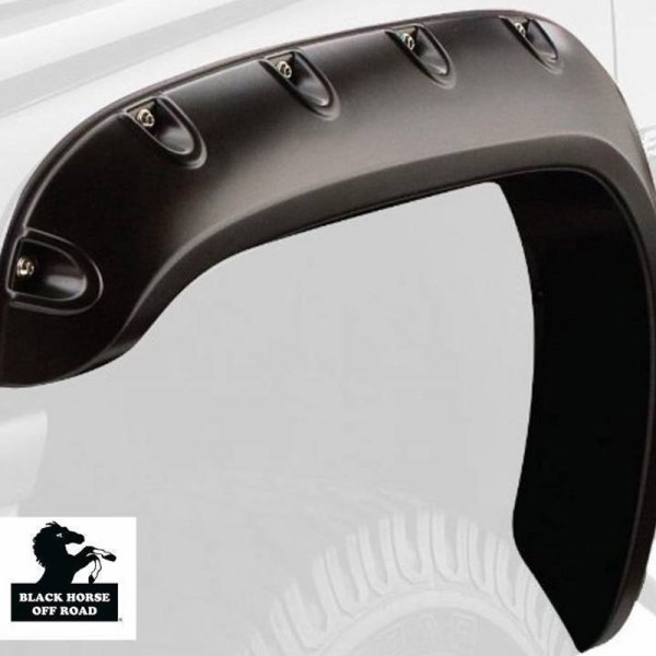 Black Horse® - Bolt-Head Black Front and Rear Fender Flares