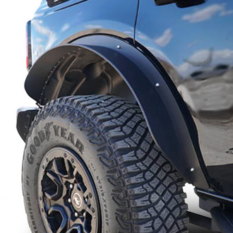 Black Horse® - Flat Black Rear Fender Flares