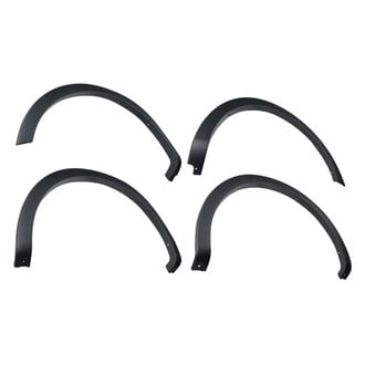 Black Horse® - OE Factory Style Black Polypropylene Front and Rear Fender Flares