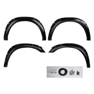 Black Horse® - Bolt-Head Black Front and Rear Fender Flares
