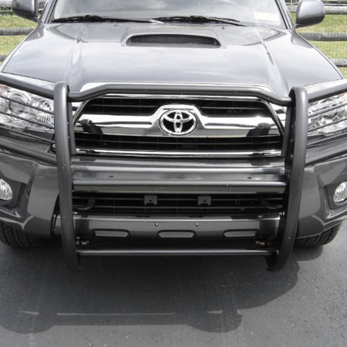 Black Horse Grille brush Bumper Guard Modular Black W/pair of 7.0LED