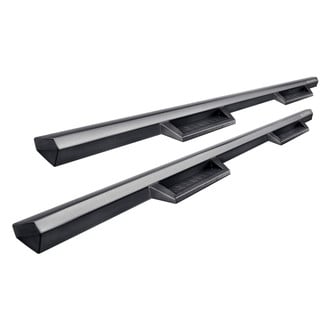 Black Horse® - 5" Impact Black Side Steps