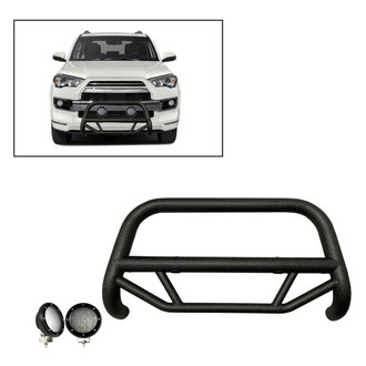 Black Horse® - 2.5" MAX Series Textured Black LED Bull Bar w/o Skid Plate
