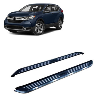 Black Horse® - 5.5" Pinnacle Series Black with Chrome Trim Running Boards