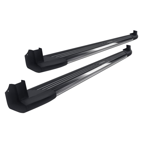 Black Horse® - 5" OEM Replica Black with Chrome Running Boards