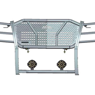 Black Horse® - Rugged Series Modular Design Black LED Grille Guard