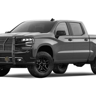 Black Horse® - Rugged Series Modular Design Black LED Grille Guard