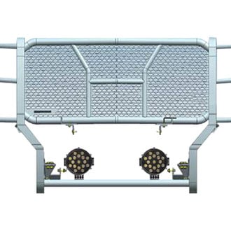 Black Horse® - Rugged Series Modular Design Black LED Grille Guard