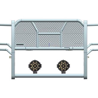 Black Horse® - Rugged Series Modular Design Black LED Grille Guard