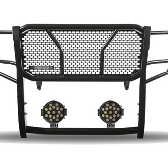 Black Horse® - Rugged Series Modular Design Black LED Grille Guard