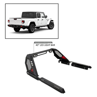 Black Horse® - Vigor Roll Bar with LED Cube Light