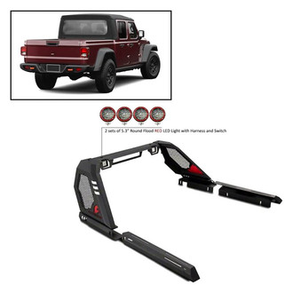 Black Horse® - Vigor Roll Bar Kit with LED Cube Light