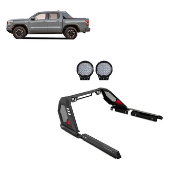 Black Horse® - Vigor Roll Bar with LED Cube Light