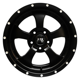 Black Mountain® - 5-Spoke Matte Black 17x9 Alloy Wheel
