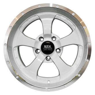 5-Spoke Two-Toned White 17x9 Alloy Wheel