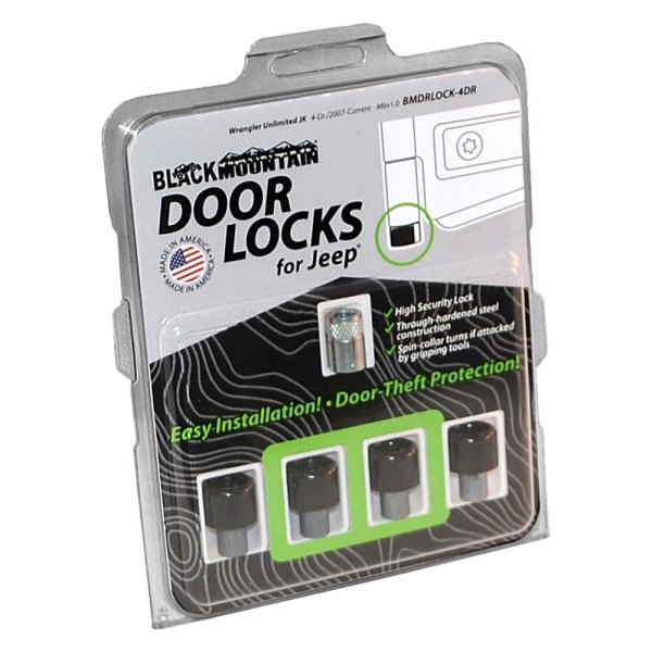 Black Mountain® - Anti-Theft Door Lock Set