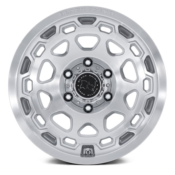 BLACK RHINO® BR026 CONGO Wheels - Gloss Silver with Machined Face Rims