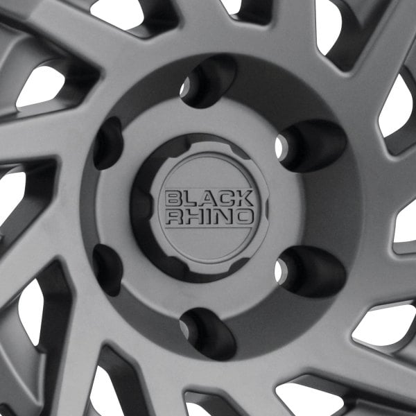 BLACK RHINO® SHREDDER Wheels - Matte Gunmetal with Black Lip