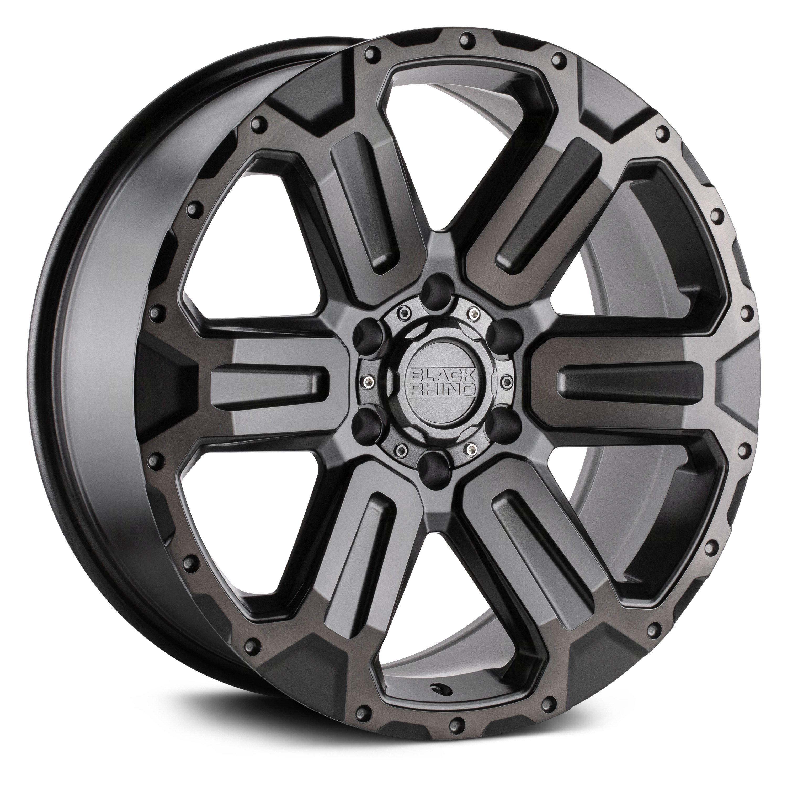 BLACK RHINO® WANAKA Wheels - Matte Gunmetal with Brushed Face and Black ...