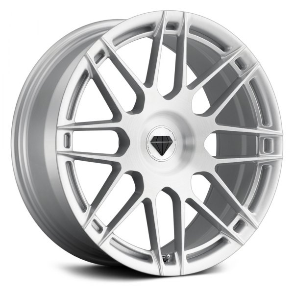 BLAQUE DIAMOND® - BD-F12 Silver with Brushed Face