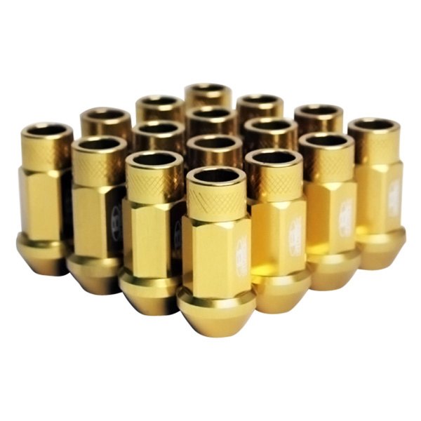 Blox Racing® - Street Series Gold Cone Seat Forged Lug Nut
