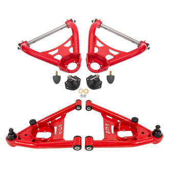 BMR Suspension® - Non-Adjustable Tubular Delrin Standard Ball Joint A-Arm Kit