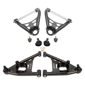 BMR Suspension® - Non-Adjustable Tubular Delrin Standard Ball Joint A-Arm Kit