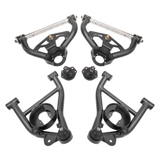 BMR Suspension® - Non-Adjustable Tubular Delrin Standard Ball Joint A-Arm Kit