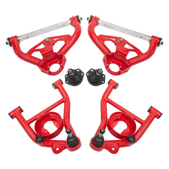 BMR Suspension® - Non-Adjustable Tubular Delrin Standard Ball Joint A-Arm Kit
