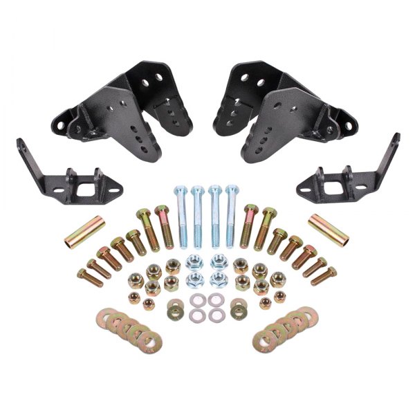 BMR Suspension® - Rear Non-adjustable Coilover Conversion Shock Mount Kit with Control Arm Brackets