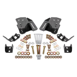 BMR Suspension® - Rear Adjustable Coilover Conversion Shock Mount Kit with Control Arm Brackets