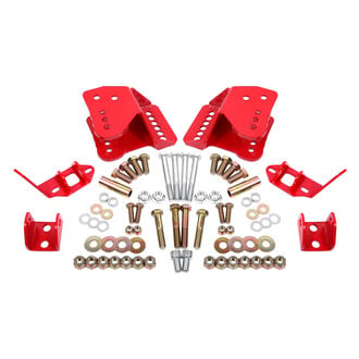 BMR Suspension® - Rear Adjustable Coilover Conversion Shock Mount Kit with Control Arm Brackets