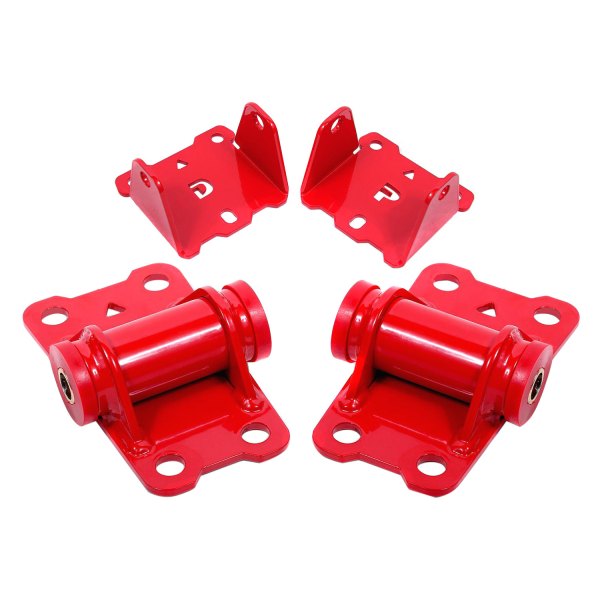 BMR Suspension® - Upper and Lower Motor Mount Kit with Polyurethane Bushings