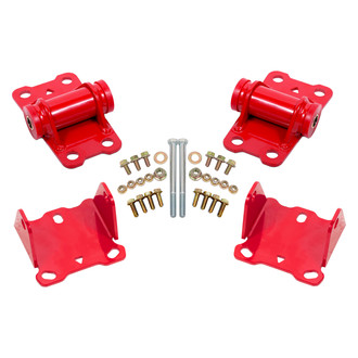 BMR Suspension® - Upper and Lower Motor Mount Kit with Polyurethane Bushings