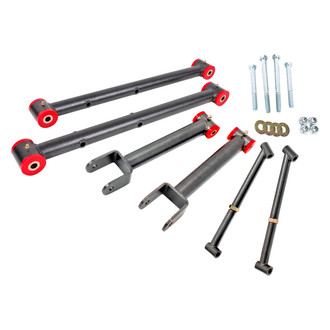 BMR Suspension® - Rear Non-Adjustable Poly Bushing Control Arm Kit