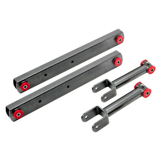BMR Suspension® - Rear Non-Adjustable Poly Bushing Control Arm Kit