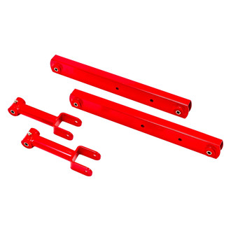 BMR Suspension® - Rear Non-Adjustable Poly Bushing Control Arm Kit