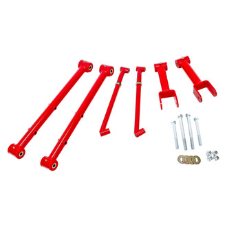 BMR Suspension® - Rear Non-Adjustable Poly Bushing Control Arm Kit