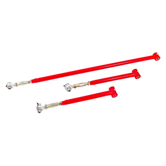 BMR Suspension® - Rear On-Car Adjustable Poly Bushing/Rod End Control Arm Kit