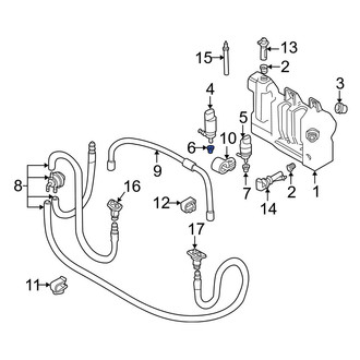 BMW OE - Headlight Washer Pump Grommet