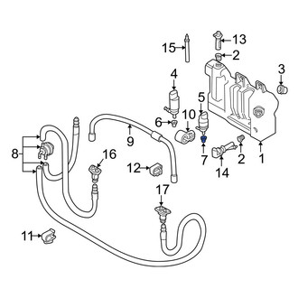BMW OE - Windshield Washer Pump Grommet