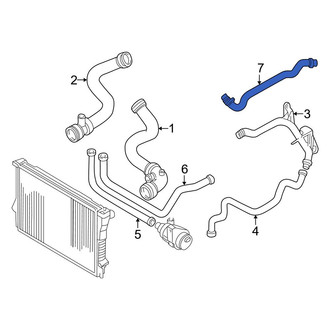 BMW OE - HVAC Heater Hose