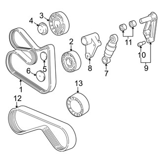 BMW OE - Cooling - Belts & Pulleys (Hydraulic, Tensioner), (Sedan)