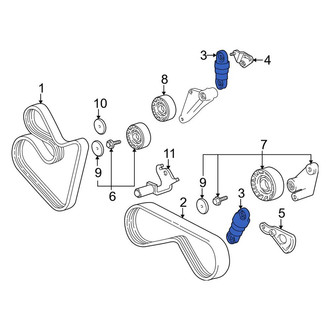 BMW OE - Accessory Drive Belt Tensioner