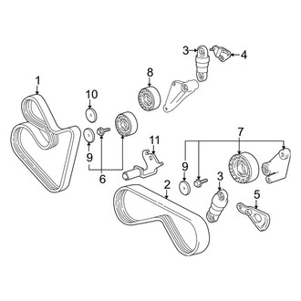BMW OE - Cooling - Belts & Pulleys (Sedan)