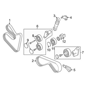 BMW OE - Cooling - Belts & Pulleys (Sedan)