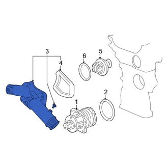 BMW OE - Engine Coolant Thermostat Housing