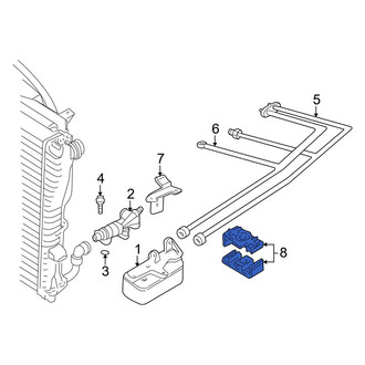 BMW OE - Automatic Transmission Oil Cooler Bracket